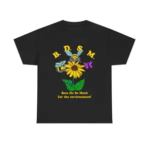 Bees Do So Much For Environment Unisex Heavy Cotton Tee.