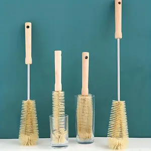 Long handled bottle brush, used for easy cleaning of kitchens and utensils, kitchen small tools