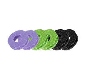 Precision Rings for PlayStation 4, PS5, Xbox One, XBX, Switch Pro & Scuf Controller (Black/Purple/Green) - Aim Assist Motion Control game controller accessory precision ring