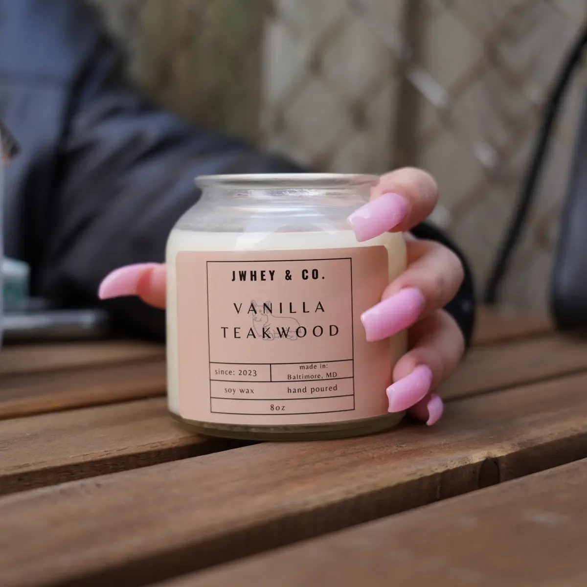 Vanilla Teakwood Candle Vanilla Teakwood Candle