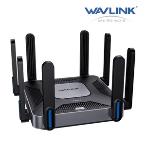 WAVLINK AX6000 Dual-Band WiFi 6 Router - 2.5G Multi-Gig Ports, 6000Mbps Wireless Speeds, Quad-core CPU, WPA3 & VPN Security for Home/Office