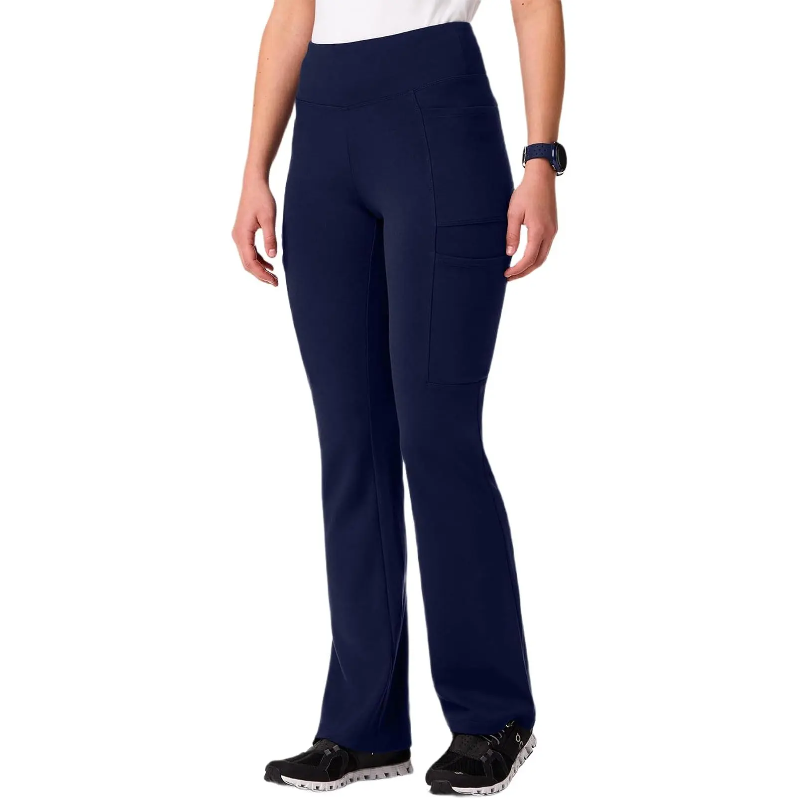 JAANUU Perri UltraSOFT Yoga Scrub Pant, Skinny Fit Yoga-Inspired Scrub Pants Core Color