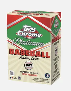 2025 Topps Chrome Platinum Baseball Blaster Box