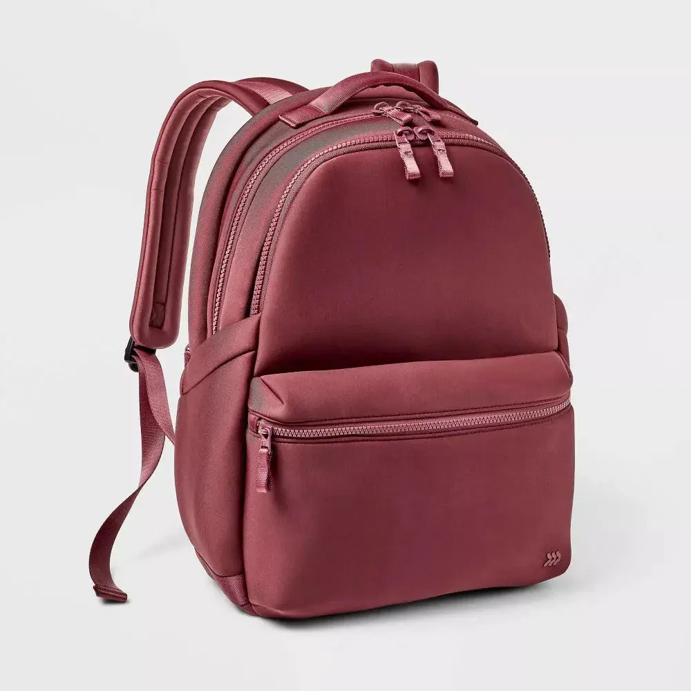 All in Motion 14L Faux Neoprene Backpack in Cream