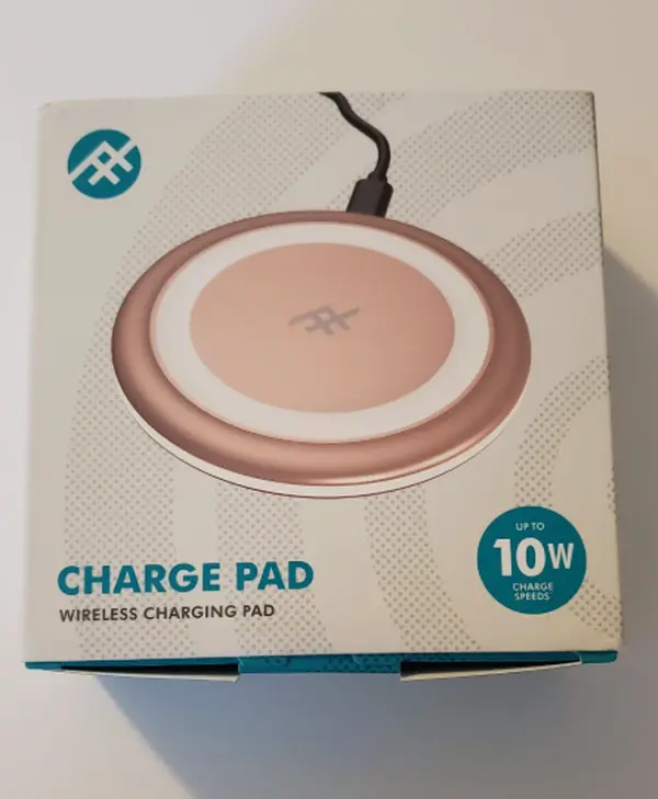 Wireless Charging Pad up to 10w Charge Speed Pink