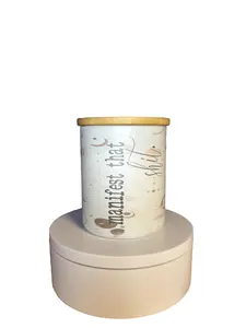 Manifest That Sh*t 6 oz Decorative Scented Soy Wax Sublimation Candle *Imperfects