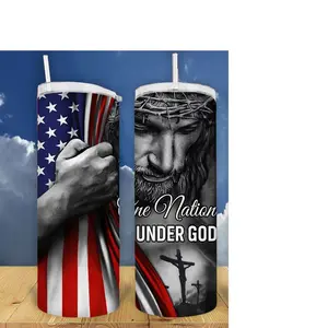 20 oz tumbler, One Nation Under God