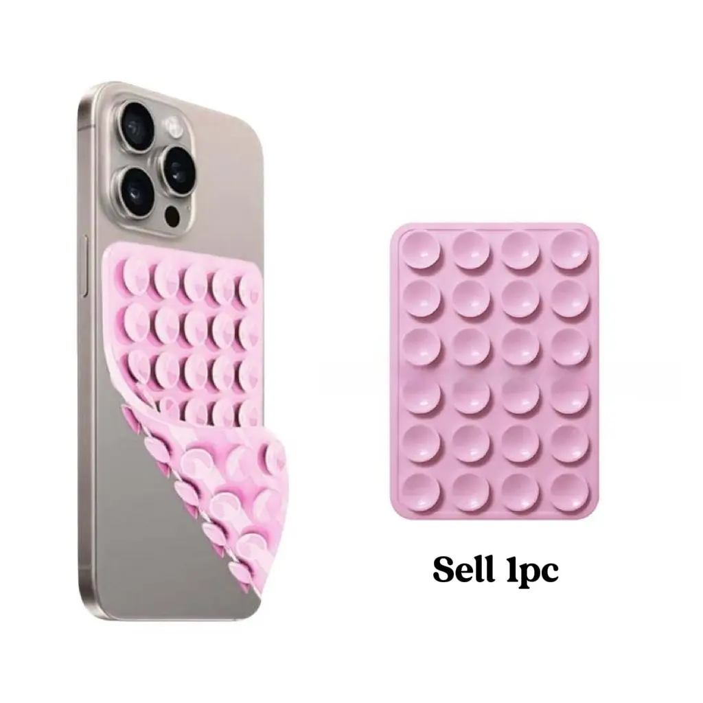 Double-sided Silicone Suction Cup Handheld Phone Holder, Phone Grip Holder, Phone Accessory for Selfie & Video, Smartphone Stand, Cell Phone Holder, Mount, Phone Grip Handle, Phone Grip Base