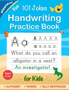 Handwriting Practice Book for Kids Ages 6-8: Printing workbook for Grades 1, 2 & 3, Learn to Trace Alphabet Letters and Numbers 1-100, Sight Words, 10 -- Hippidoo - Paperback