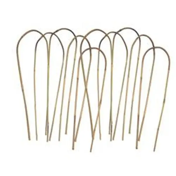 24 in. Outdoor Bamboo U-Trellis Hoop Stakes, Pack of 10