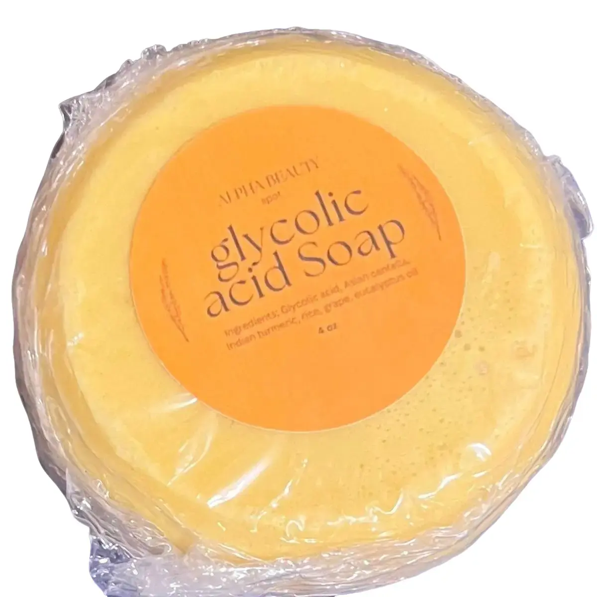 Glycolic Acid and Rice Soap 100g - Dark Spot Corrector with Vitamin C, Retinol & Collagen for Hydration and Exfoliation