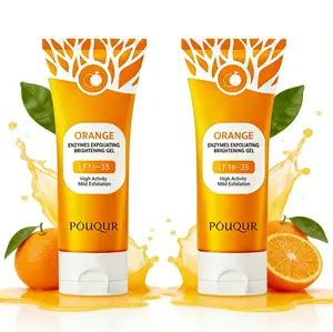 Orange Exfoliating Gel, Vitamin C Facial And Body Scrub, Is Gentle And Safe For Sensitive Skin And Is An Ideal Choice For Weekly Skincare.