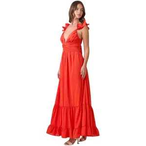 Flamenco Bloom Maxi Dress
