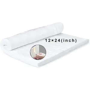 24" x12"x1" (Thick) Ceramic Fiber Blanket Fireproof Insulation Baffle Rated to 2400F, High-Temperature Resistance for Oven Stoves, Kilns, Forges