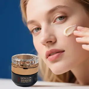 Deep Moisturizer QINGLIN Face Cream for Night Skin Care for Face, Forehead and Neck, Smooth Texture Easy to Use - Peptides, Squalane & Hyaluronic Acid