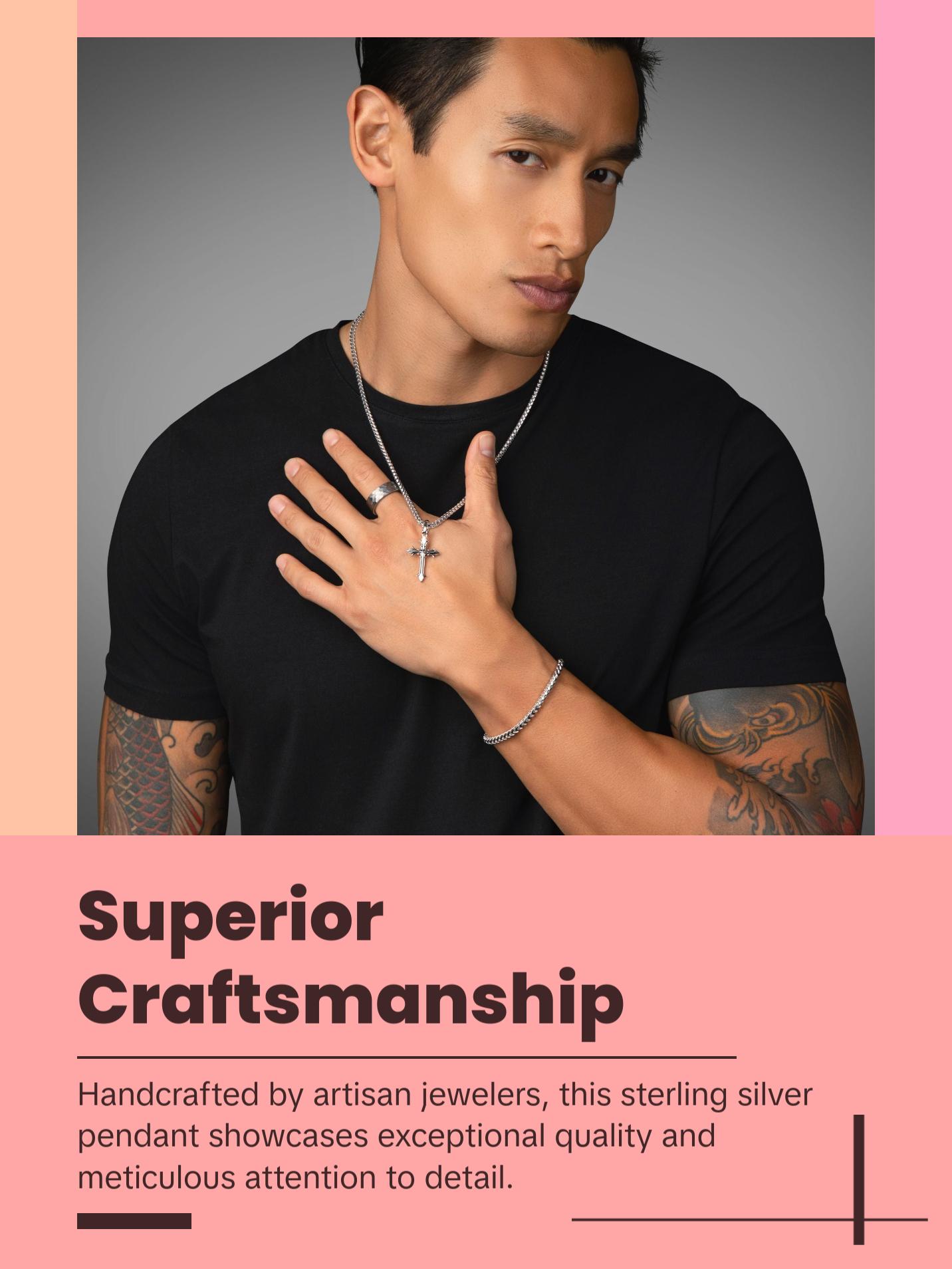 Faith, Silver Cross Pendant Faith, Silver Cross Pendant