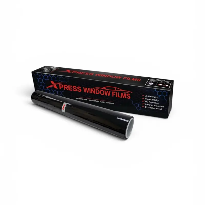 Nano Ceramic Window Tint Film | SUPER EASY SHRINKING | 2-PLY Charcoal | 24” x 100’