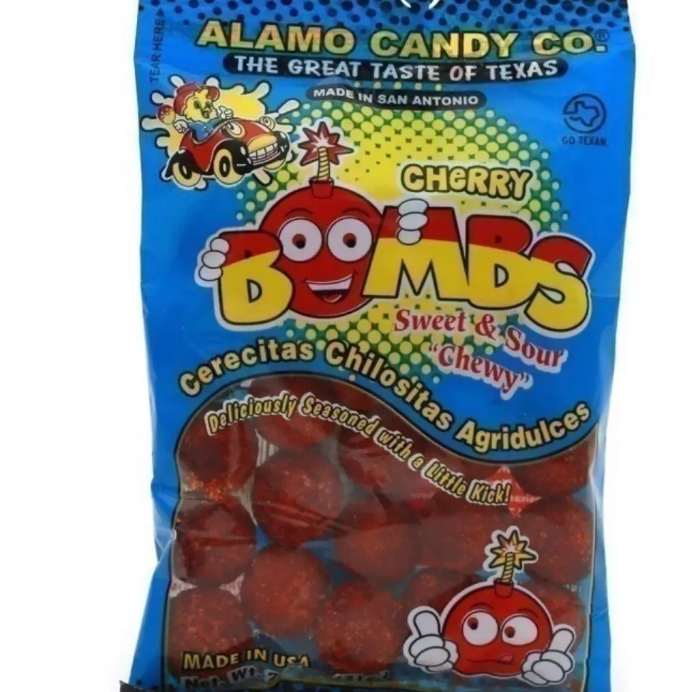 Alamo Candy Sweet & Sour Cherry Bombs Gummies Alamo Candy Sweet & Sour Cherry Bombs Gummies