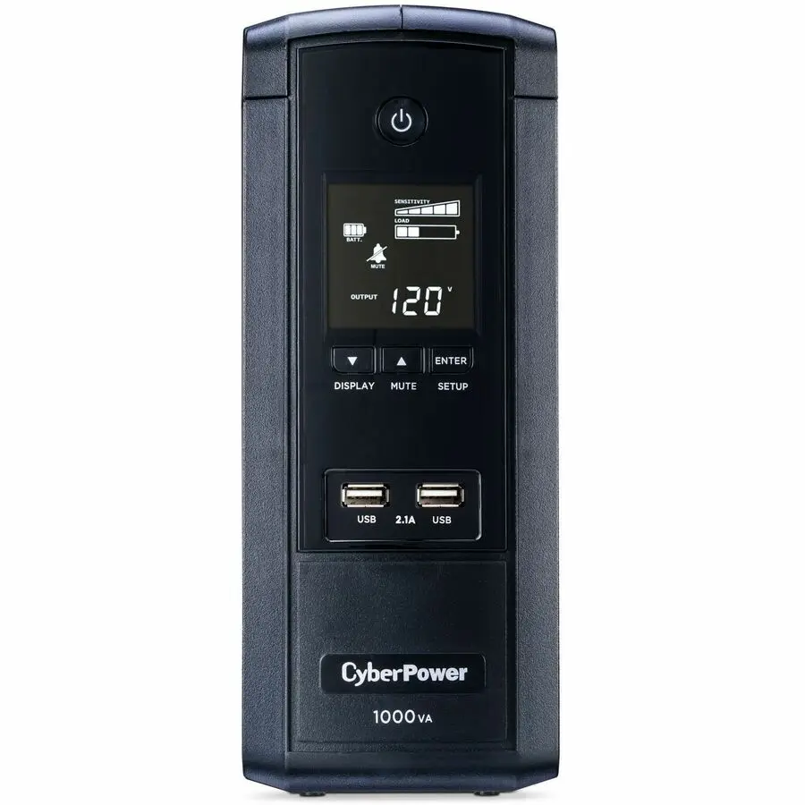 CyberPower Intelligent LCD BRG1000AVRLCD 1000VA 600W Mini Tower UPS