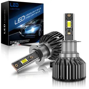 2X H3 LED Headlights High Beam Bulbs Fog Light 36000LM Conversion Kit 6000K