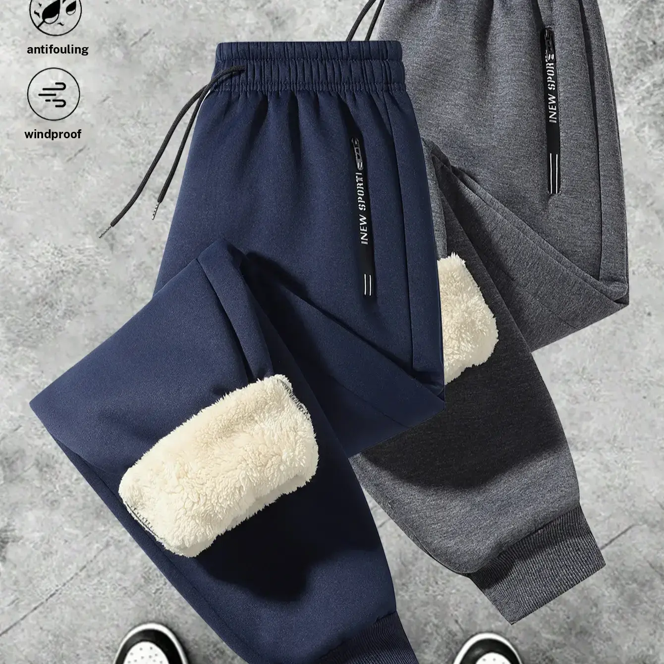 Navy Blue + Dark Gray