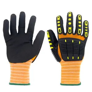 Heavy-Duty Anti-Cut & Anti-Collision Work Gloves | TPR Protection for Industrial Safety
