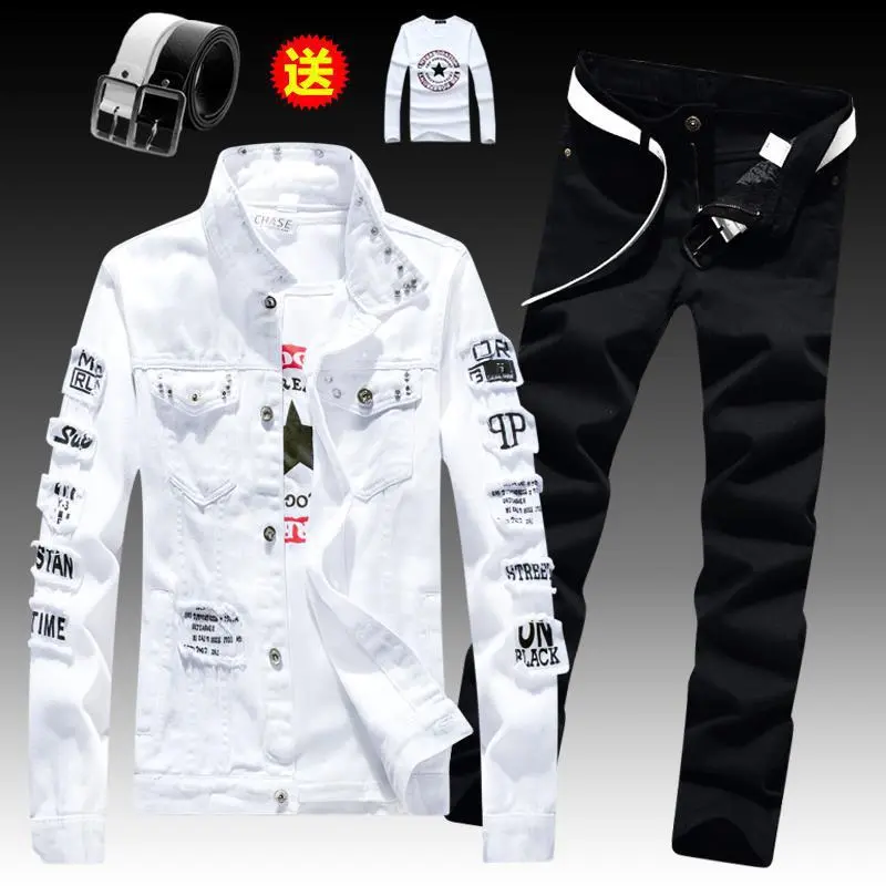8892white/Black pants