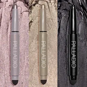 Palladio Mauve Moonbeam Eyeshadow Stick Trio - Waterproof, Contour, Shimmer, Smooth Finish in Multiple Colors