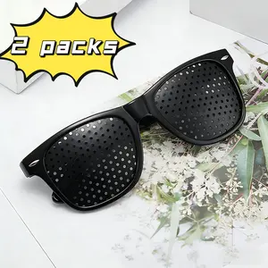 Unisex Pinhole Glasses Anti-MyopiaAstigmatism Glasses Men's Women's Vision|Improvement Strabismus Correction FatigueGlasses eyewear for men vision correction glass lightweight eyestrain anti-eye strain