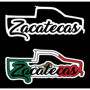 Zacatecas Decal Trokita Decal Car Window ZAC Vinyl Sticker Mexico Trucking