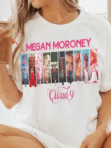 [Sale up to 40%],[Freeship] Comfort colors Megan Moroney 2026 Tour Shirt | Cloud 9 Album Aesthetic Graphic Tee| Trendy Oversized Streetwear