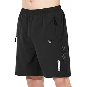 NORTHYARD Men’s 7" Athletic Running Shorts, Waterproof Quick Dry Gym Workout Shorts with Zipper Pockets & Reflective Strips