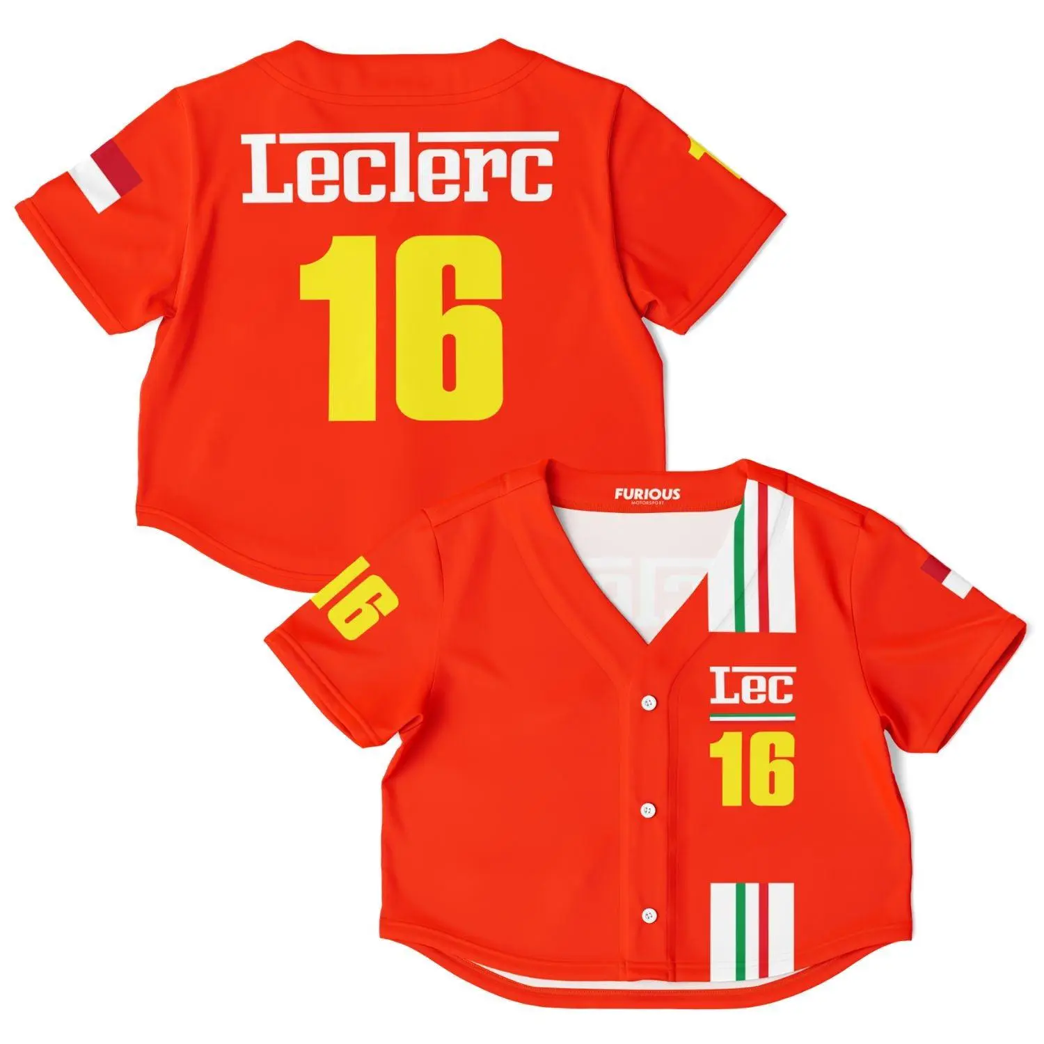 Leclerc - Away Crop Top Jersey