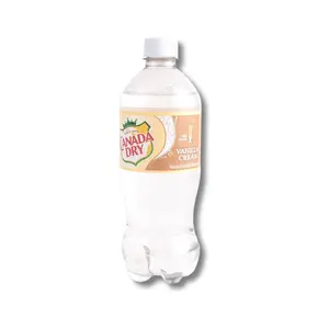 Canada Dry Vanilla Cream Sweet Beverage - Sparkling Effervescence & Thirst Quencher Taffy Flavor Drink