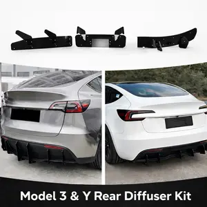 Model 3/Y Rear Diffuser Gloss Black Aero Kit Car Accessories