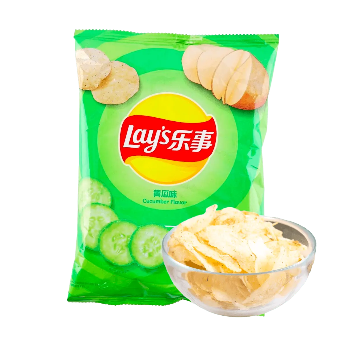 Lay's Cucumber Potato Chips, 2.46oz