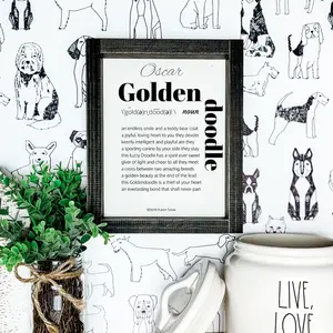 Personalized Dog Breed Poetry Print