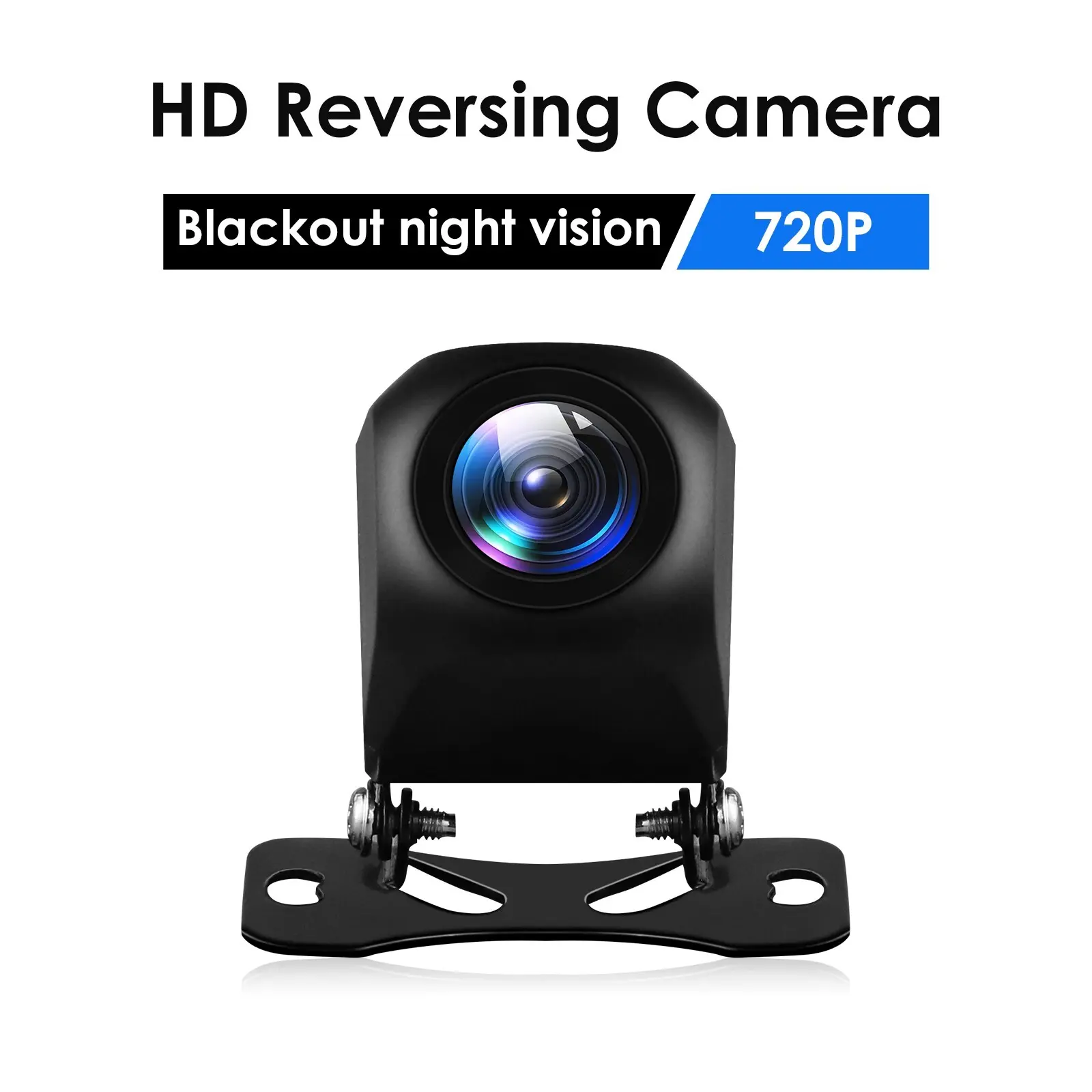 [Hizpo] AHD 720P Resolution HD Reversing Camera - Reverse Camera for Car with Blackout Night Vision, Waterproof Design for Wet Parking, Universal Compatibility