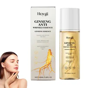 Natural Ginseng Anti-Aging Serum 100ml - Wild Himalayan Ginseng Extract & Peptides | Hydrating Essence for Deep Moisture, Wrinkle Care & Firming All Skin Types