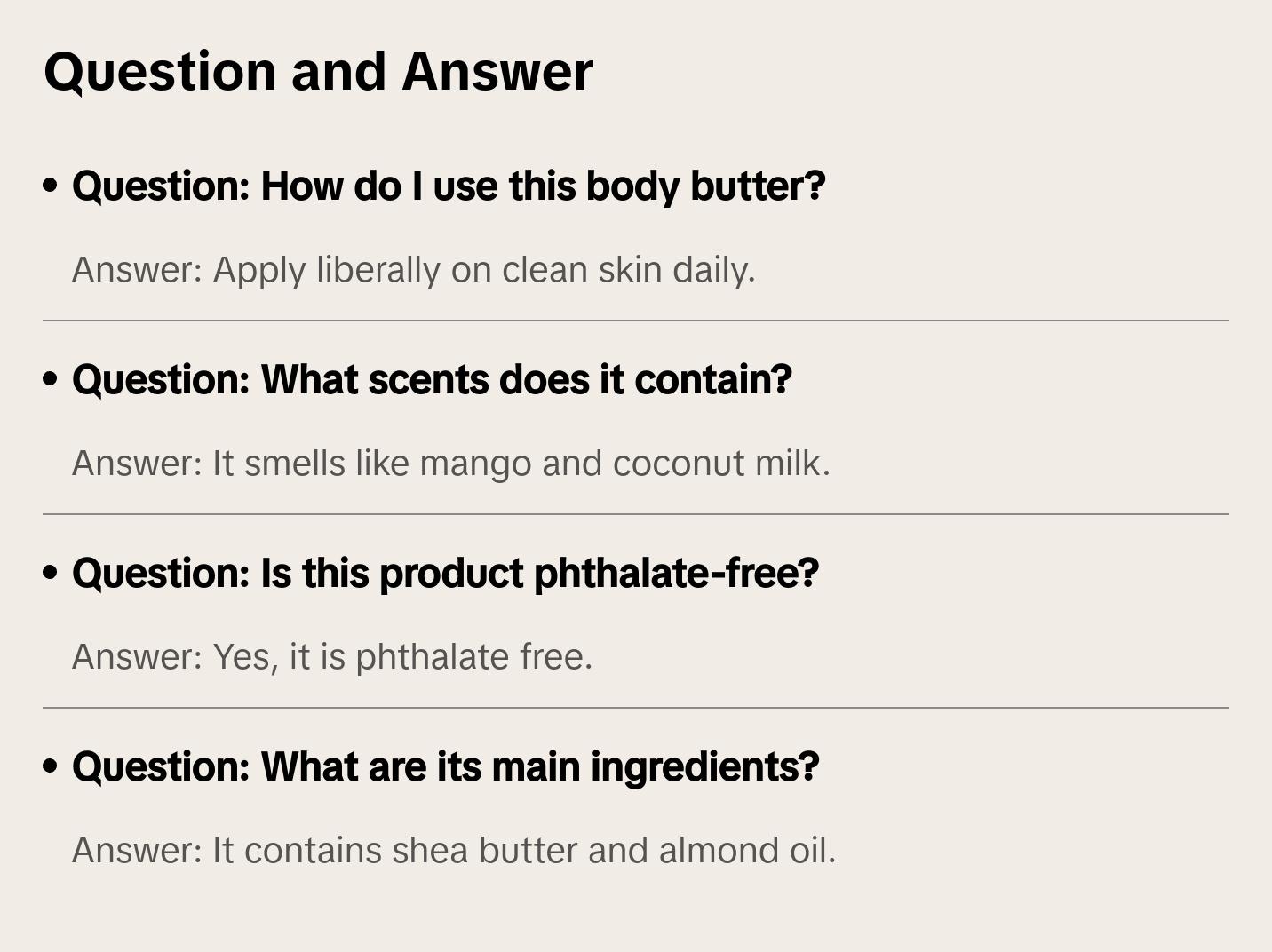 Champagne Mango Body Butter