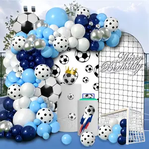 Soccer Themed Balloon Arch Kit, Mixed Color Balloon Set, Balloon Garland Arch Kit for First Birthday Party Graduation Party Decoration, Balloon Party Supplies