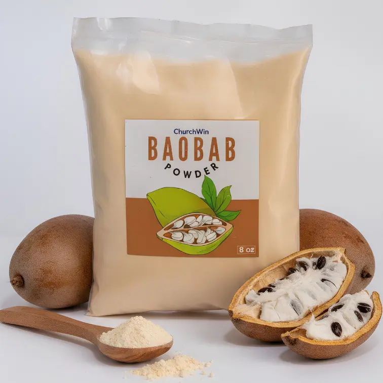 Organic Baobab Fruit Powder (8oz) - Antioxidant Nutritional Supplement, Vegan, for Smoothies & Yogurt, 8 oz, Daily Supplement