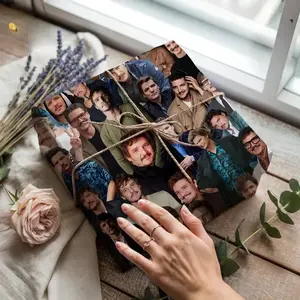 Pedro Pascal Wrapping Paper, X-Mas Gift Wrap, Movie Nostalgia Wrapping Paper Rolls