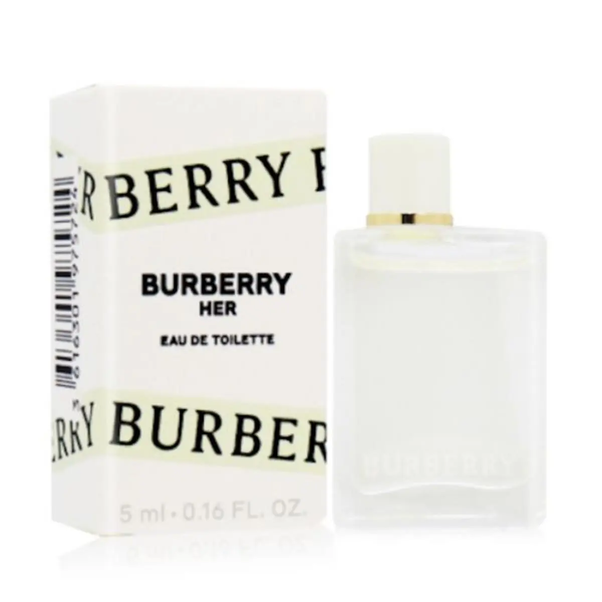 BURBERRY Her Eau de Toilette - Berry Women's Fragrance with Blackcurrant and Amber Oakmoss Notes - Perfume Mini Sample, Raspberry Blend, 0.16 Oz, Fruity, Blackcurrant Women's Fragrance