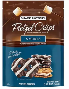 Snack Factory S'mores Pretzel Crisps, 20 Oz (Pack of 2)