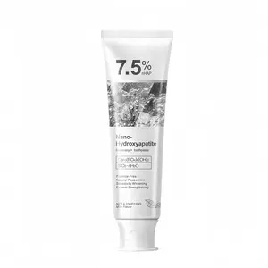 7.5% hydroxyapatite toothpaste, relieves gum sensitivity, repairs tooth enamel, refreshes breath, gentle and cleansing, mint fragrance