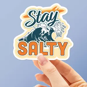 Stay Salty Surfing Sticker