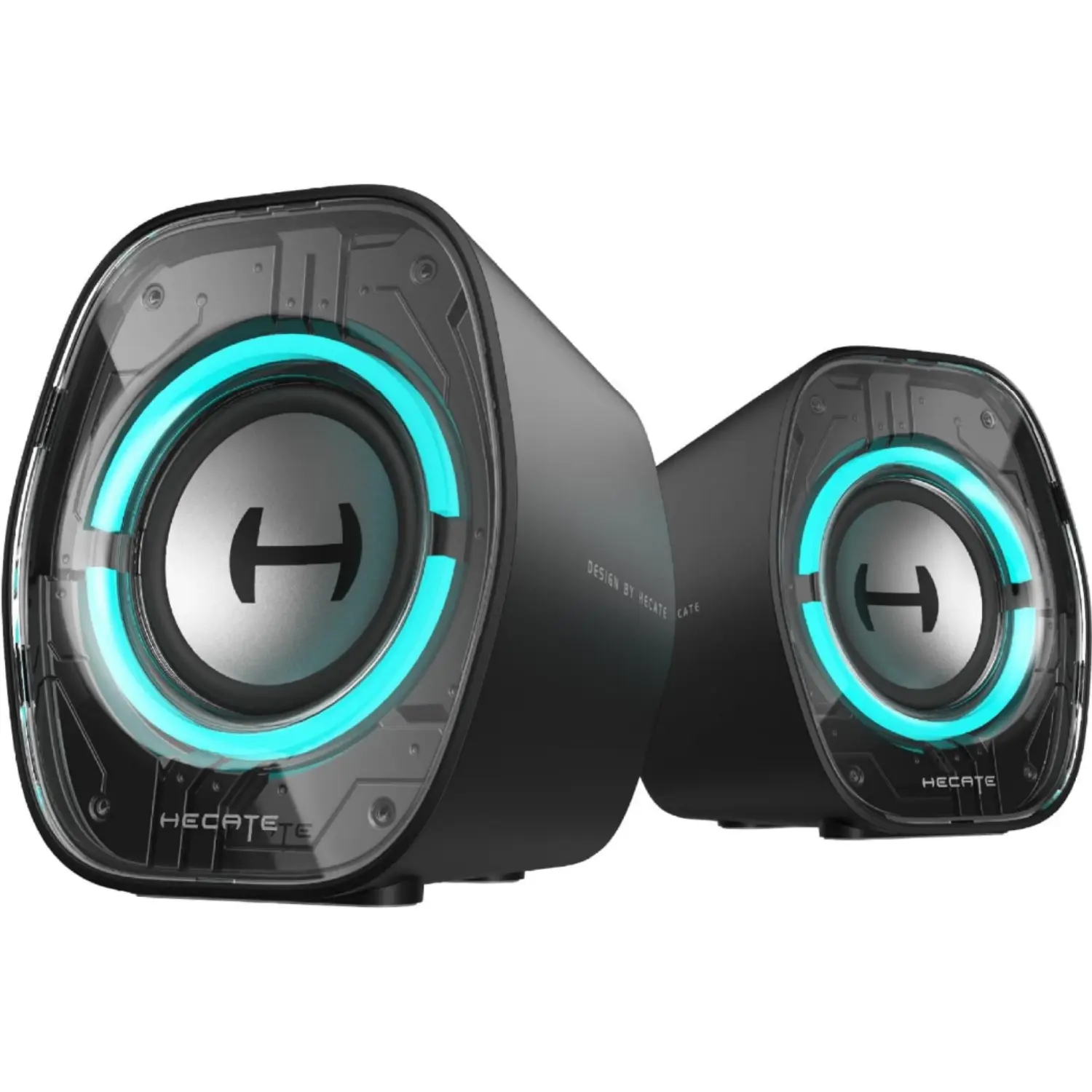 Edifier G1000 II Bluetooth Gaming Desktop Speakers (Black) - 2.5" Full-Range Drivers, 9 RGB Lighting Effects, Bluetooth 5.4, USB-C/AUX, 3 Preset EQ Modes, 16-Core Neodymium Magnets, USB-AUX-BT Connectivity