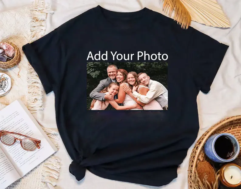 Custom Photo Comfort Colors Shirt, Your Photo , Custom T-shirt Photo Women Men Unisex Kids, Personalized Gifts, T-shirt Picture