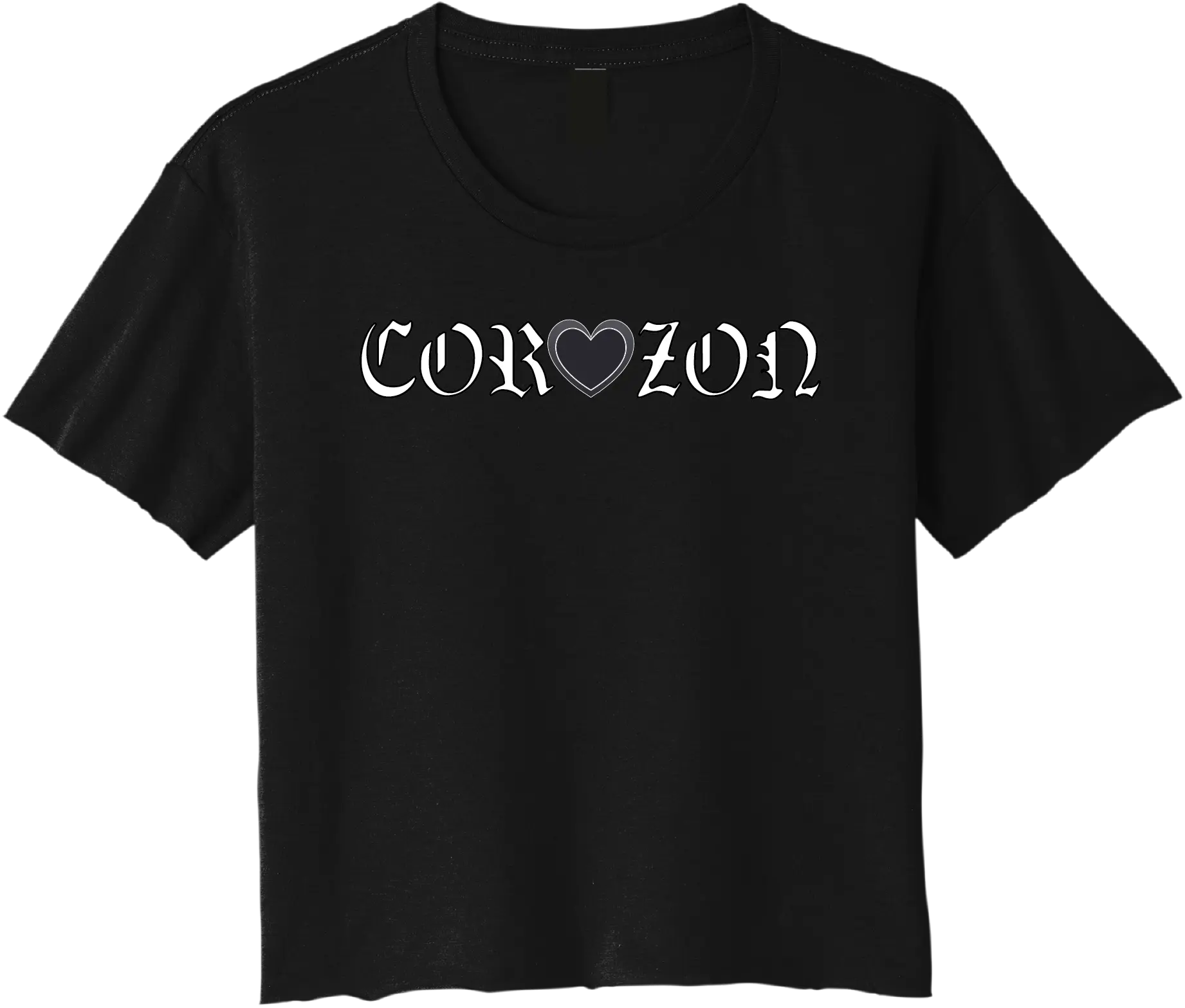 Corazon Summer Fun Crop-top  4-ounce, 65/35 poly/combed cotton